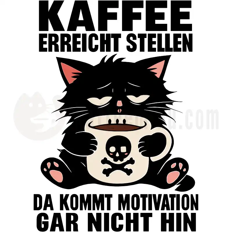 Kaffee erreicht Stellen - Tasse