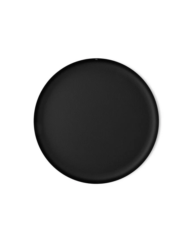 Rundes Tabeltt Texture 35 cm schwarz