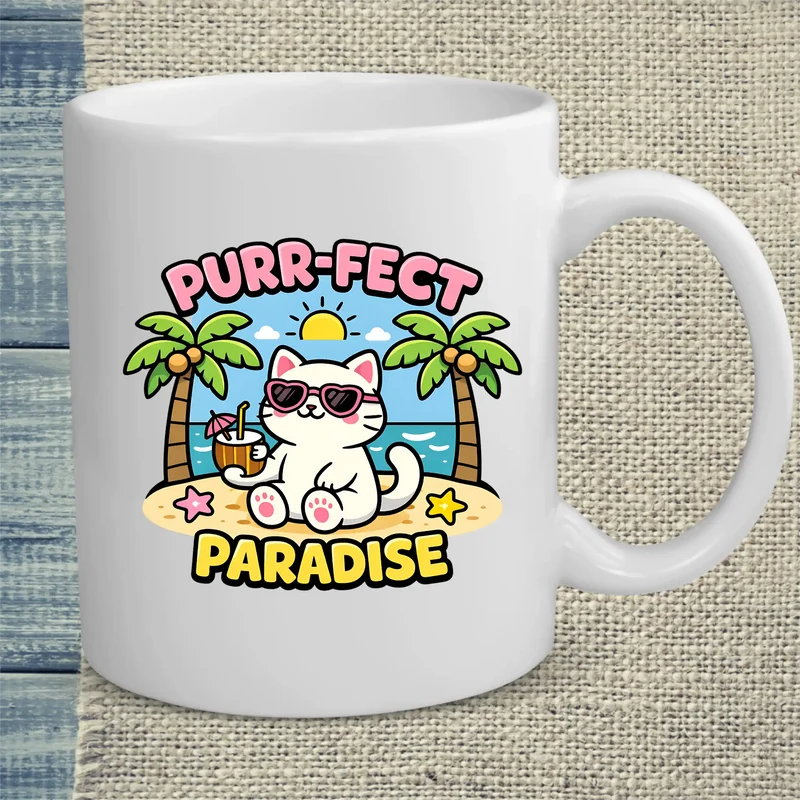 Purr-Fect Paradise - Tasse