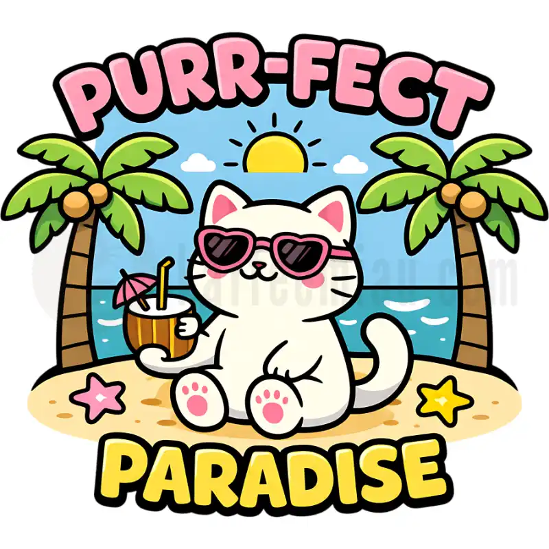 Purr-Fect Paradise - Tasse