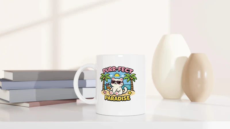 Purr-Fect Paradise - Tasse