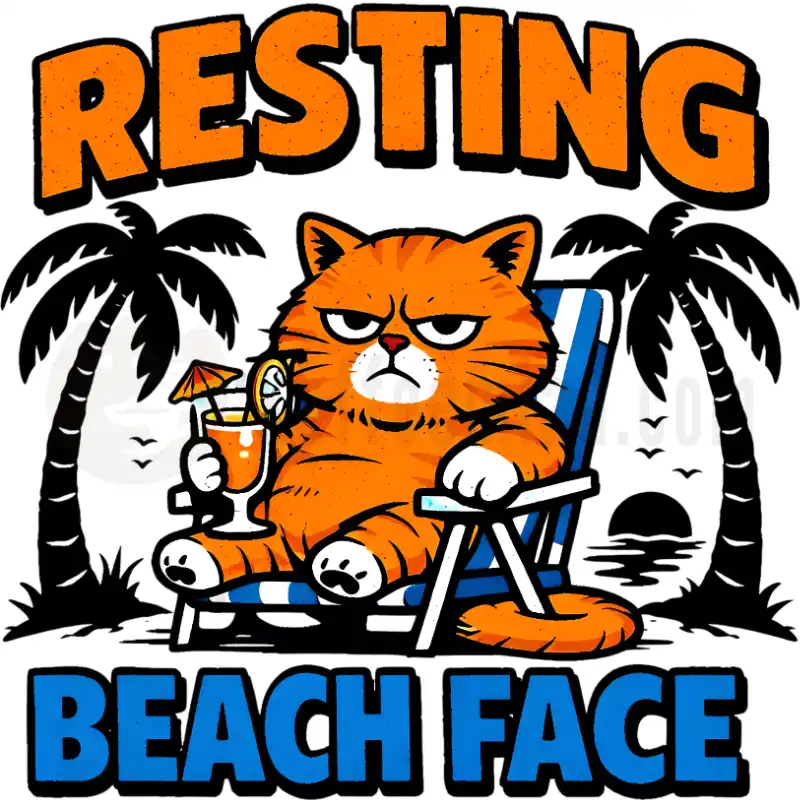 Resting Beach Face - Tasse