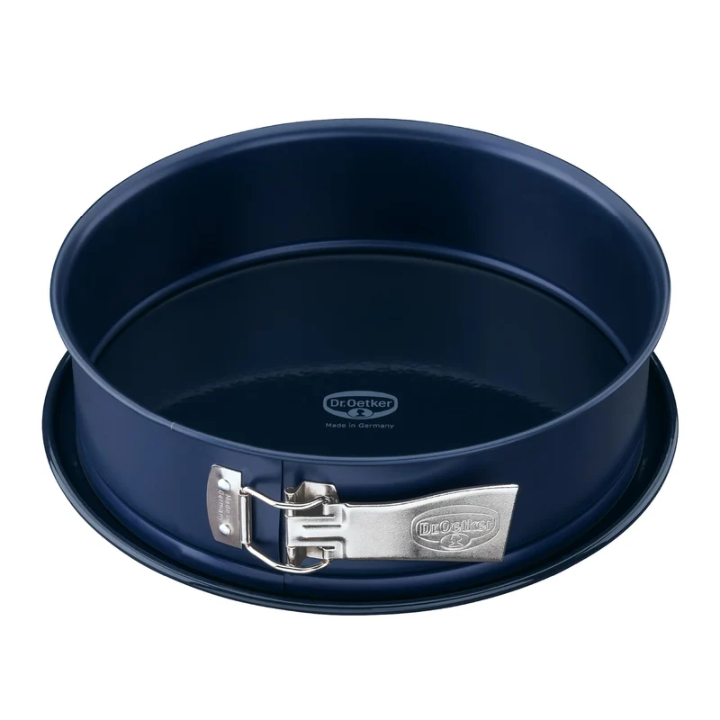 Dr. Oetker Springform Ø 26 cm Back-Liebe Emaille – Runde Backform mit Schnitt- & kratzfestem Emaille