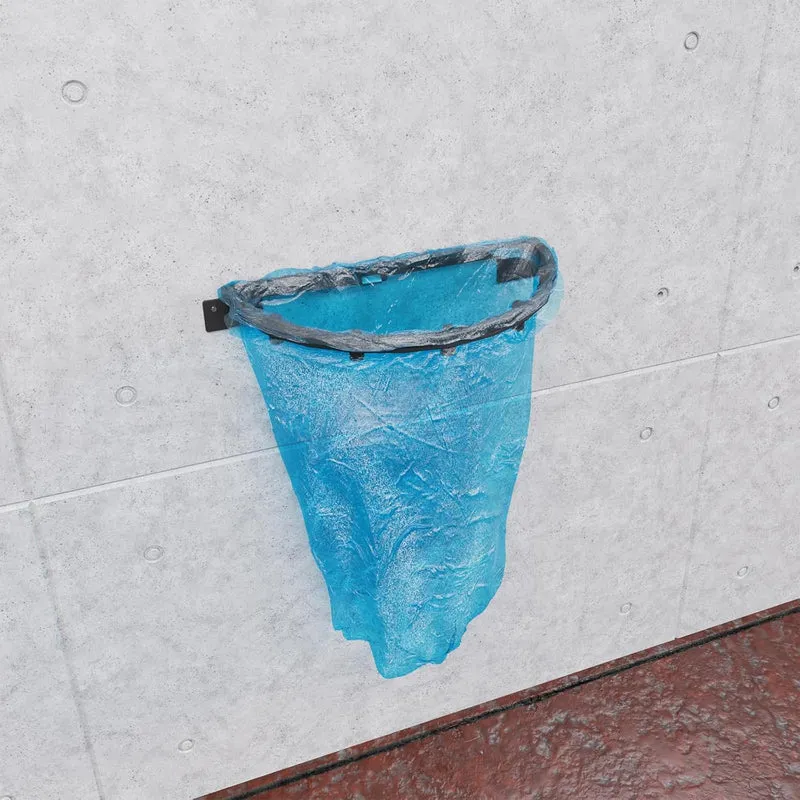 QLS Müllsackhalter U1 Müllsackständer Wandbefestigung Wandhalter Wandmontage Abfallhalter 35 L 240 L