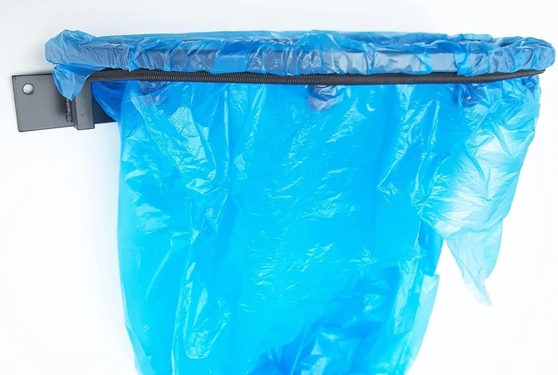 QLS Müllsackhalter U1 Müllsackständer Wandbefestigung Wandhalter Wandmontage Abfallhalter 35 L 240 L