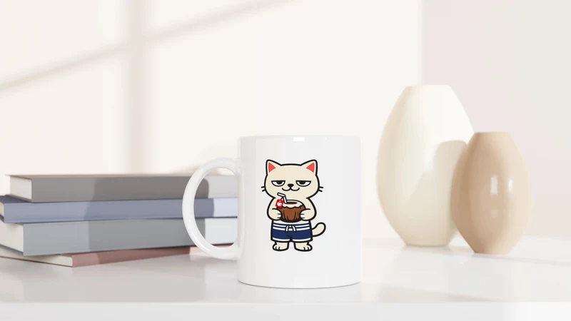 Beach Cat - Tasse