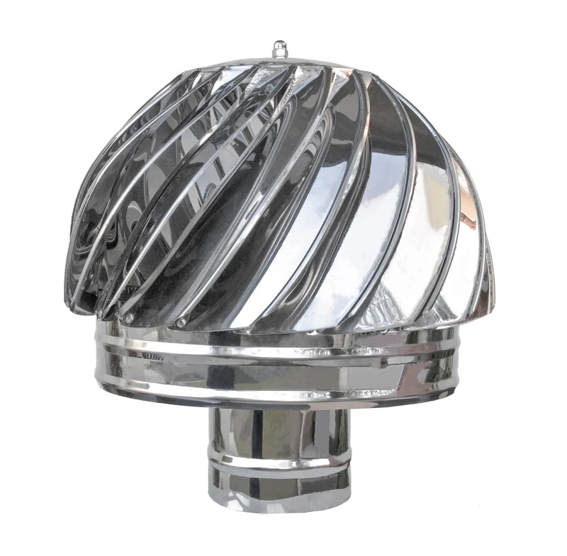 Schornsteinaufsatz Kaminaufsatz Schornsteinabdeckung Drehbar Edelstahl Kaminhaube Schornsteinhaube (