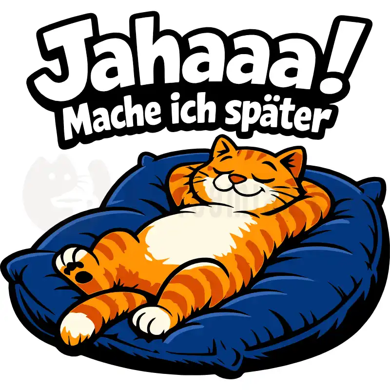 Mache ich später - Tasse