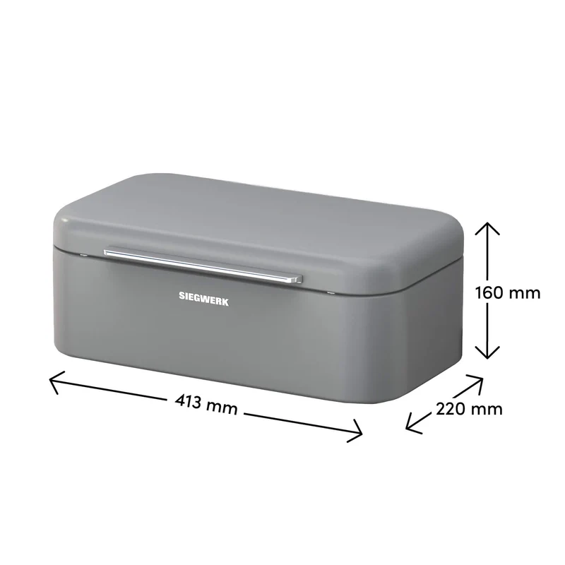 Brotkasten PANOVA Shadow rock - grau