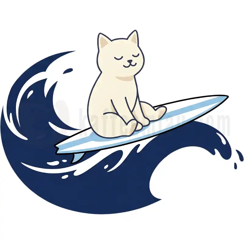 Surfing Cat - Tasse