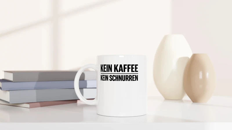 Kein Kaffee, Kein Schnurren - Tasse