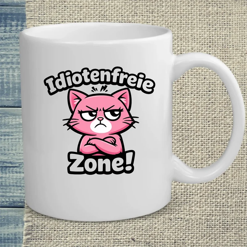 Idiotenfreie Zone! - Tasse