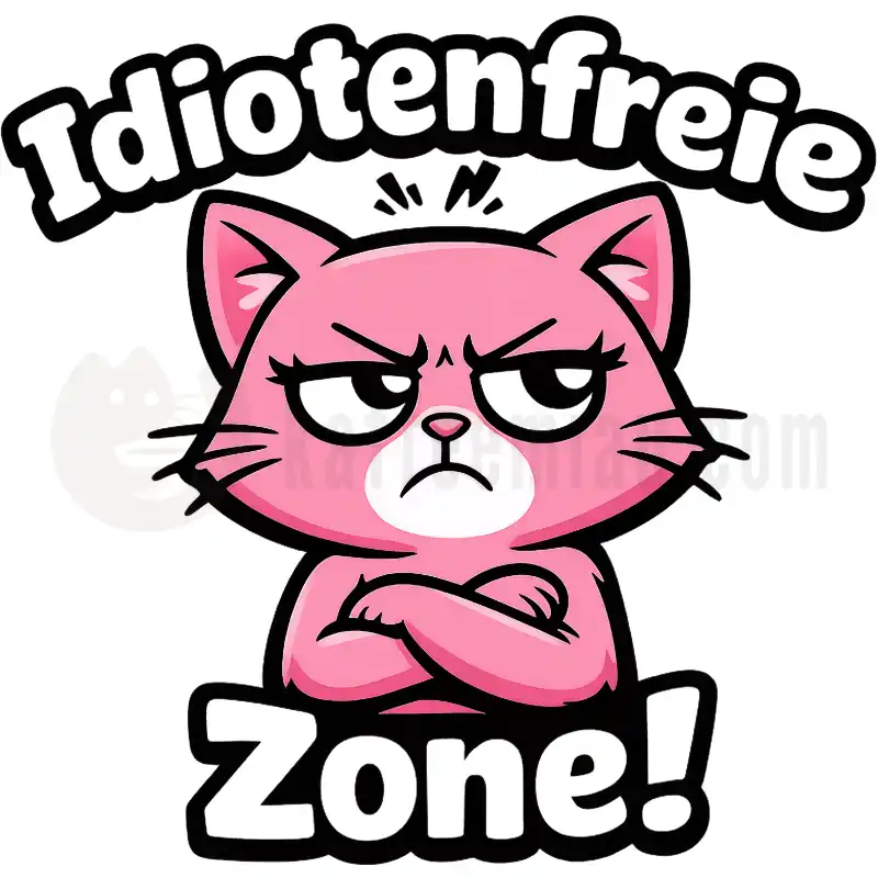 Idiotenfreie Zone! - Tasse