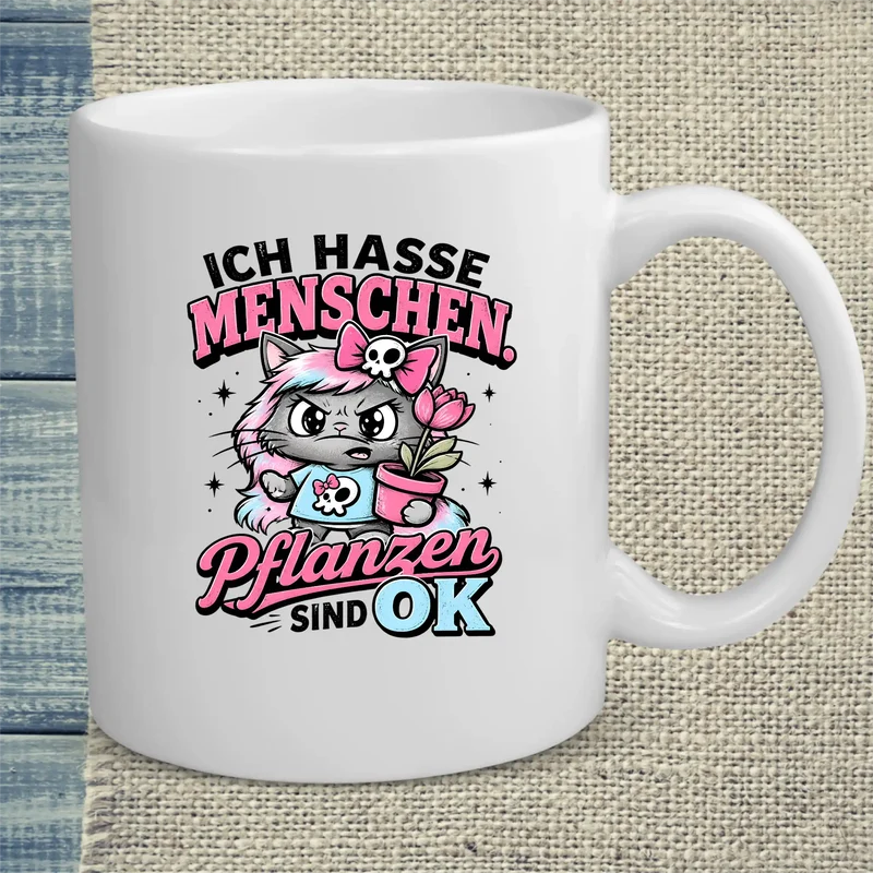 Pflanzen sind OK - Tasse