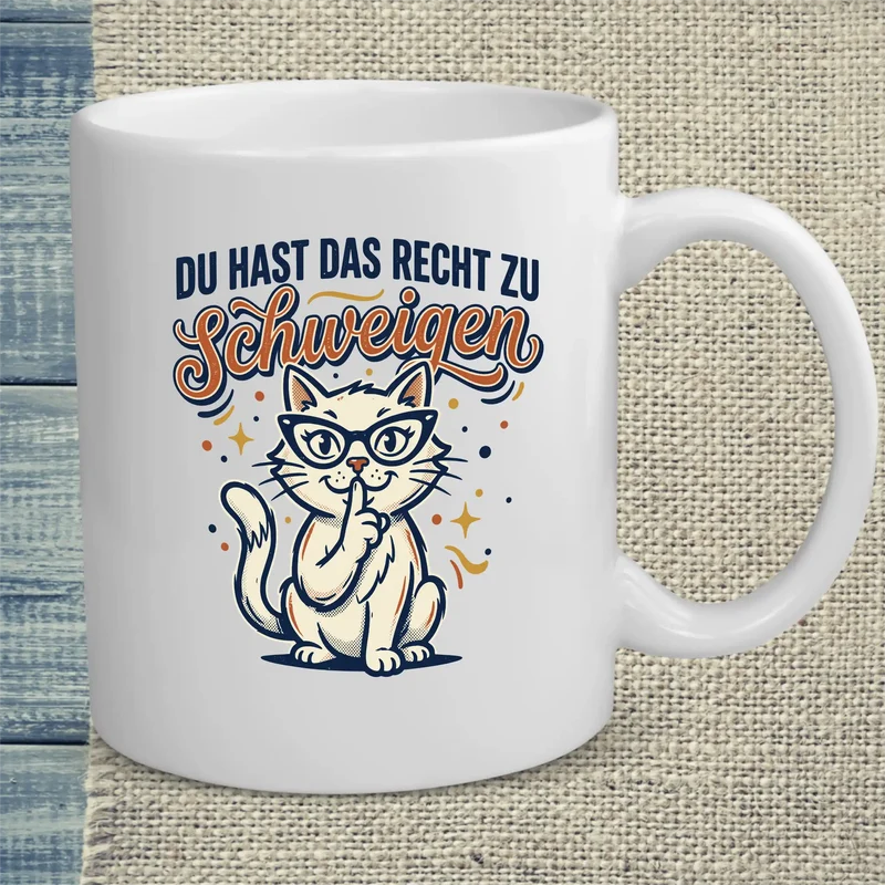 Schweigen - Tasse