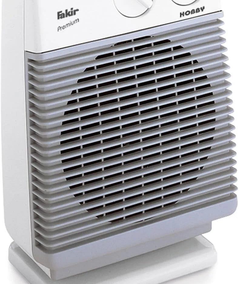 Fakir HL 600 Hobby - Heizlüfter, Heizlüfter Bad, Heizlüfter energiesparend, 2 Heizstufen, Heizlüfter