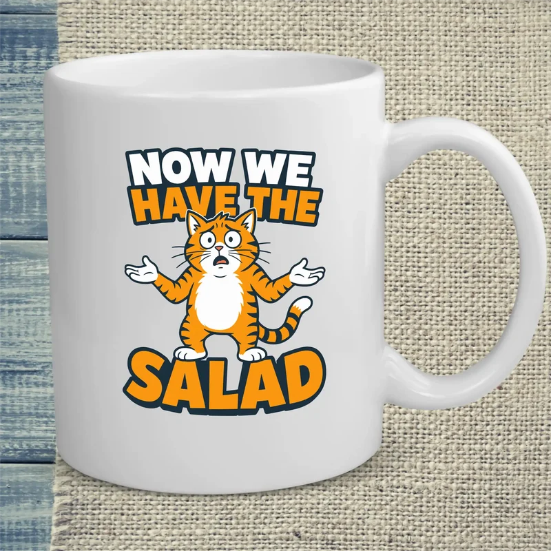 Now we have the salad - Tasse