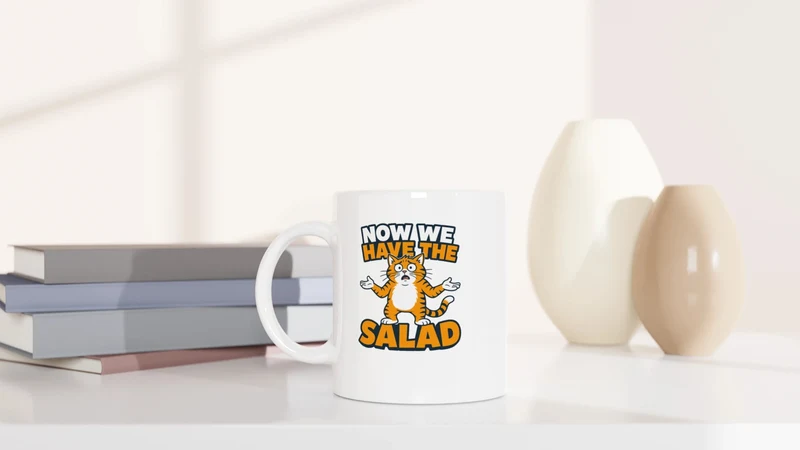 Now we have the salad - Tasse
