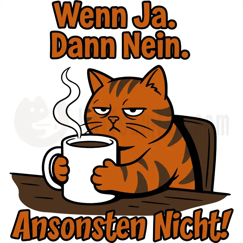 Wenn ja. Dann nein. - Tasse