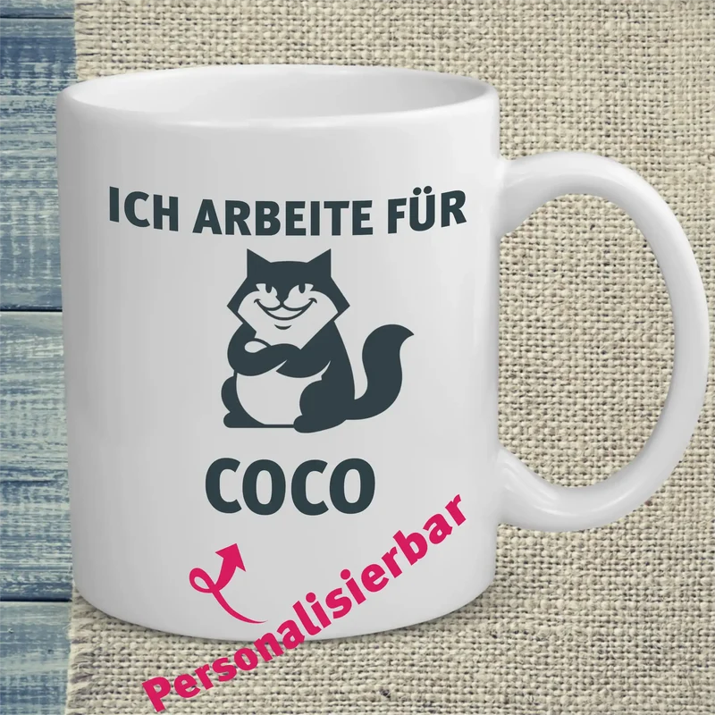Ich arbeite für ... - Tasse