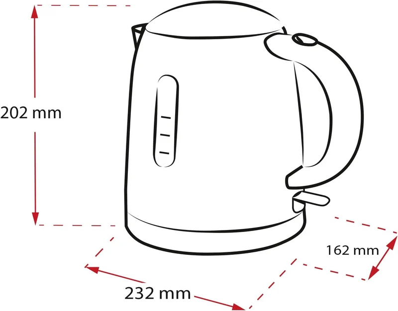 Wasserkocher - MELITTA - Prime Aqua mini Top, Edelstahl, 1,0 L, 2200 W, externe Wasserstandsanzeige,