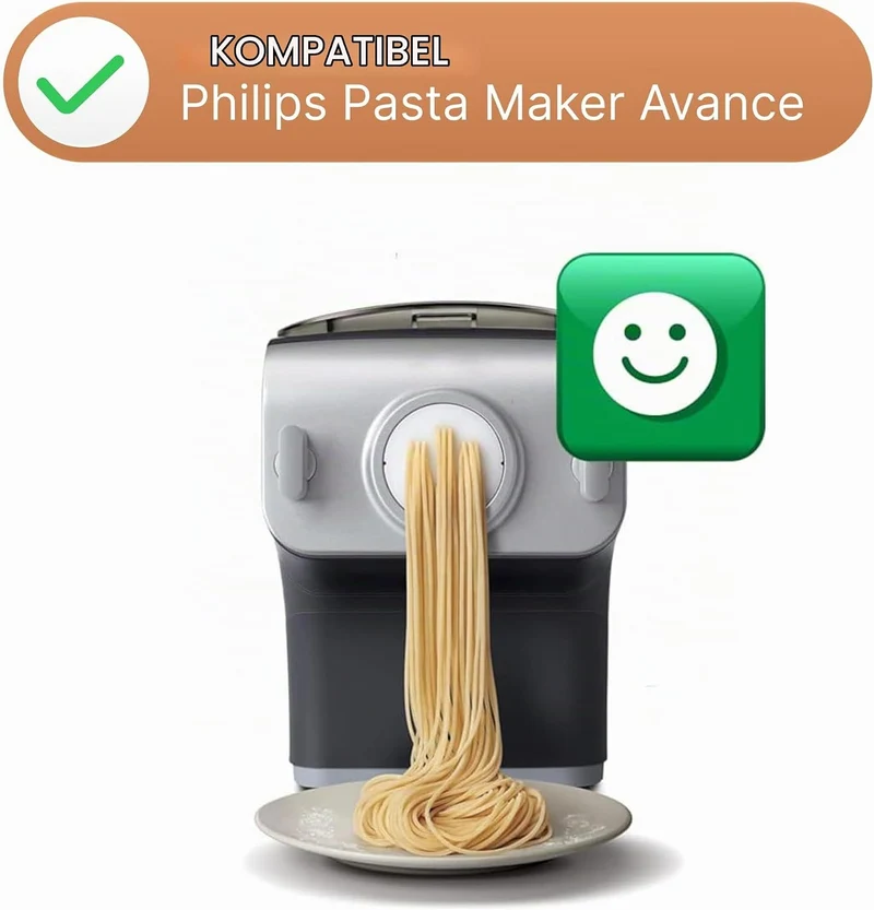 Pastidea - Matrize aus POM Katze Gobbo kompatibel mit Philips Pastamaker Avance und Serie 7000