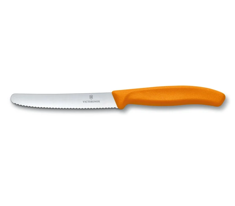 Tomatenmesser Swiss Classic Wellenschliff 11cm verschiedene Farben