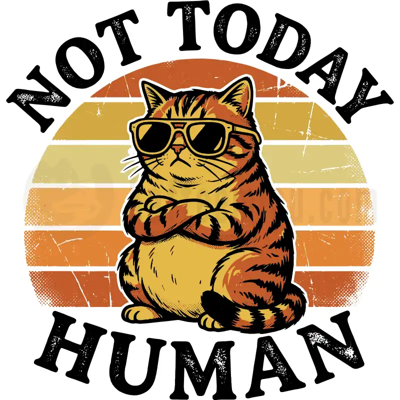 NOT TODAY, HUMAN - Tasse