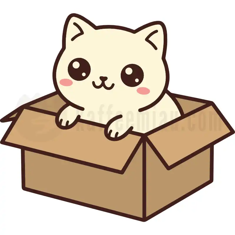 Cat in the box - Tasse