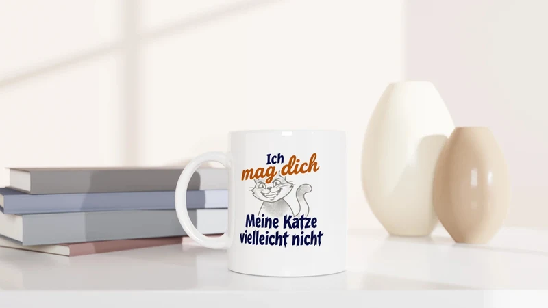 Ich mag dich. Meine Katze vielleicht nicht - Tasse