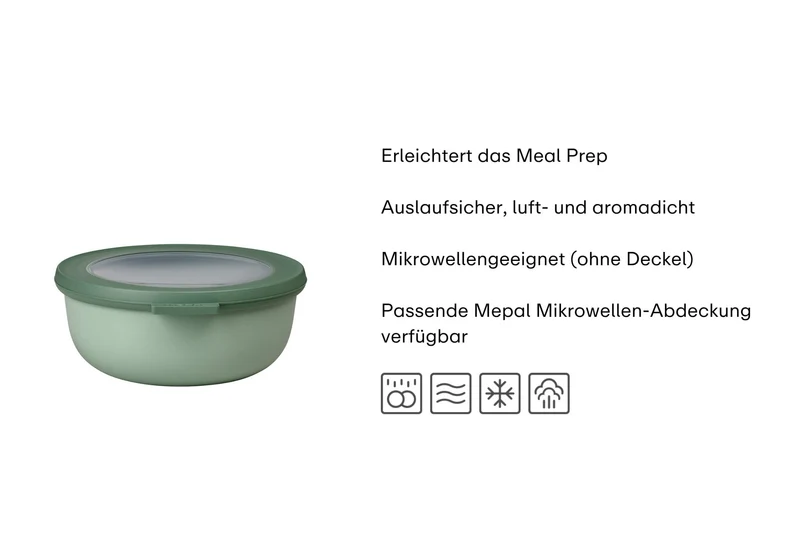 Schüssel 0,75l sage Cirqula rund
