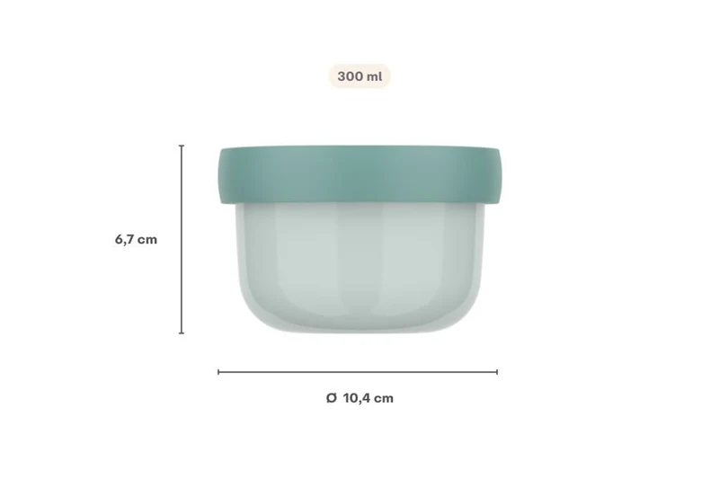 Fruchtbox Dino 300 ml Campus mit Gabel