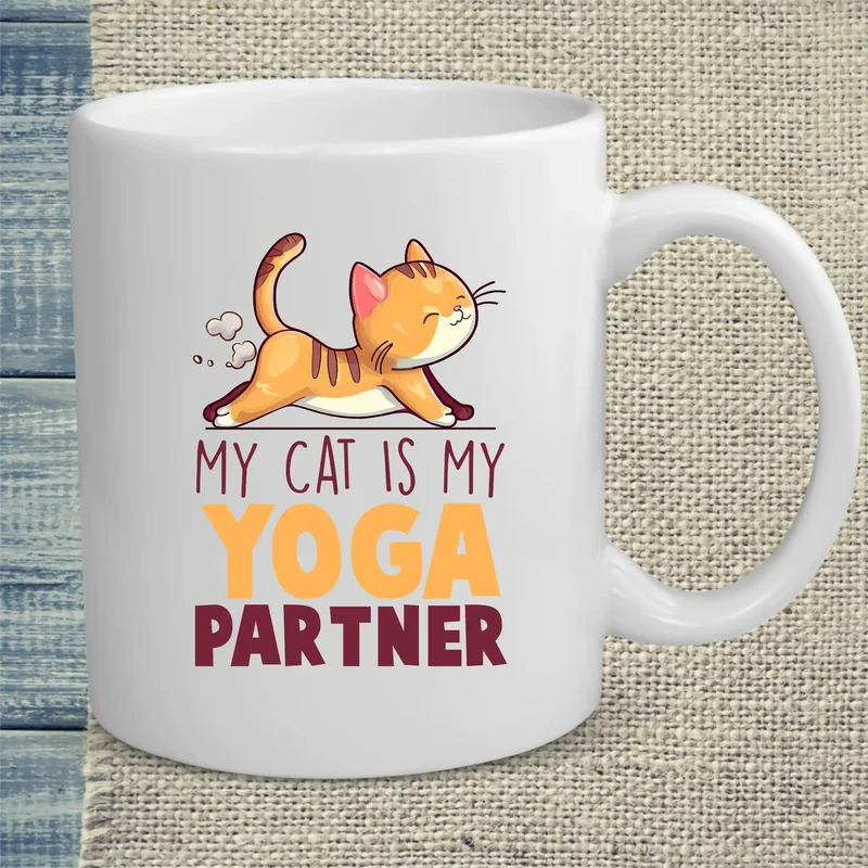 Cat Yoga Partner - Tasse