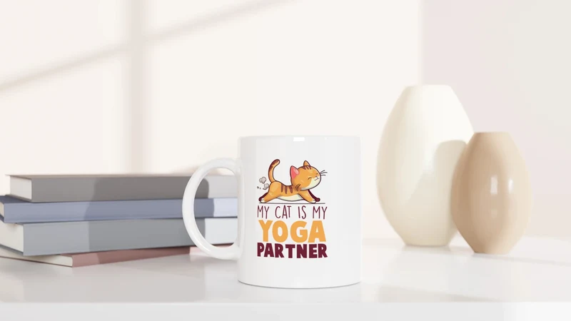 Cat Yoga Partner - Tasse