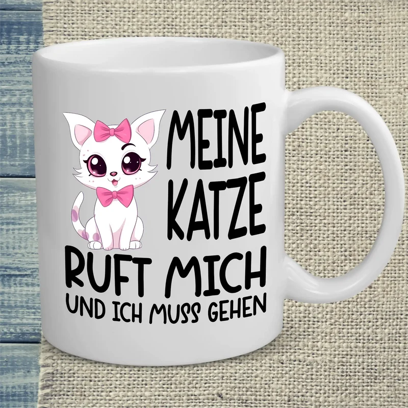 Meine Katze ruft - Tasse