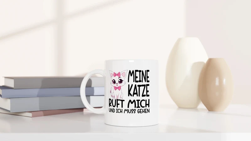 Meine Katze ruft - Tasse