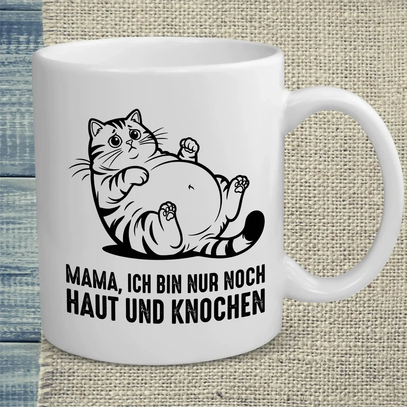 Haut und Knochen - Tasse