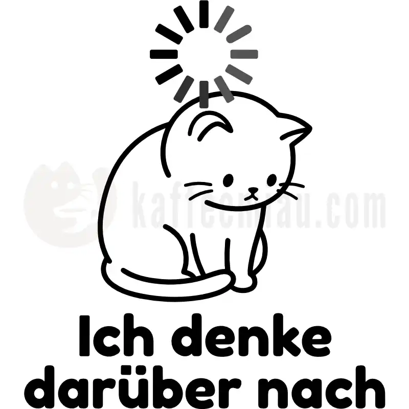 Ich denke dafürber nach - Tasse