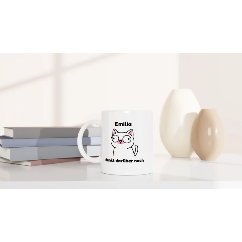 denkt darüber nach - Tasse