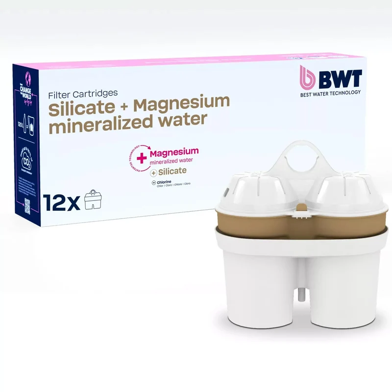 BWT Silikat & Magnesium Filterkartuschen 12 Stück 12x Silicate + Magnesium, 12x Silicate + Magnesium