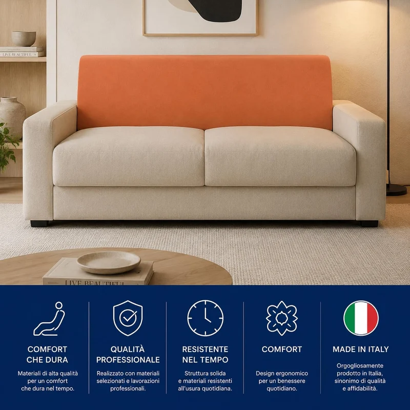 Rückenlehne für Sofas und Sessel, Kissen aus Schaumstoff (niedrige Rückenlehne, 75 cm) Rückenlehne N