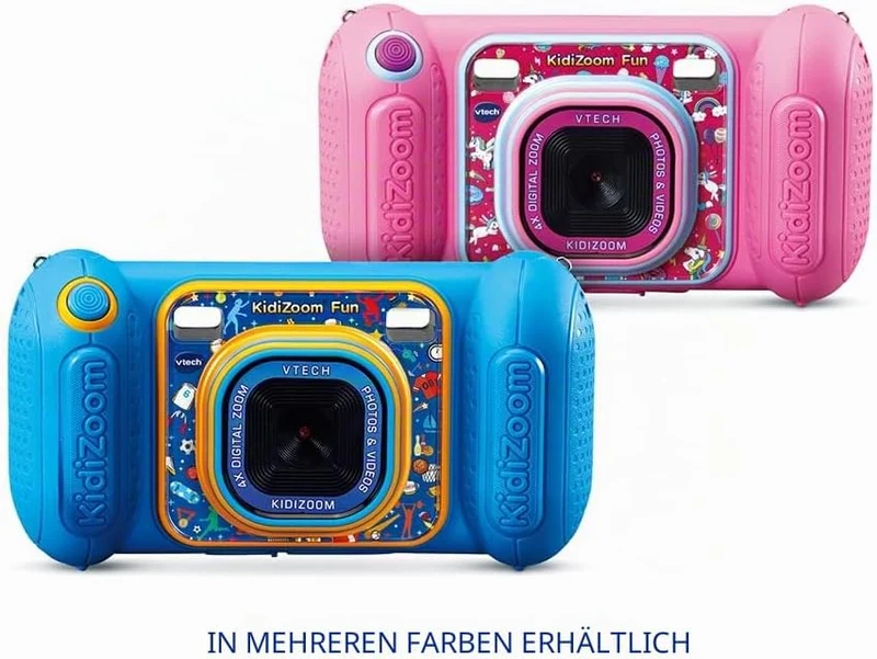 VTech Kidizoom Fun Rose Kinder Digitalkamera mit Display, Videos, Trucages, Spezialeffekte, Kindersi