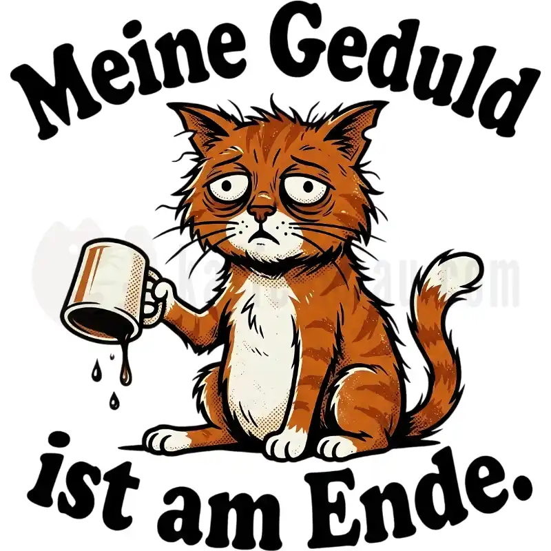 Gedult am Ende - Tasse