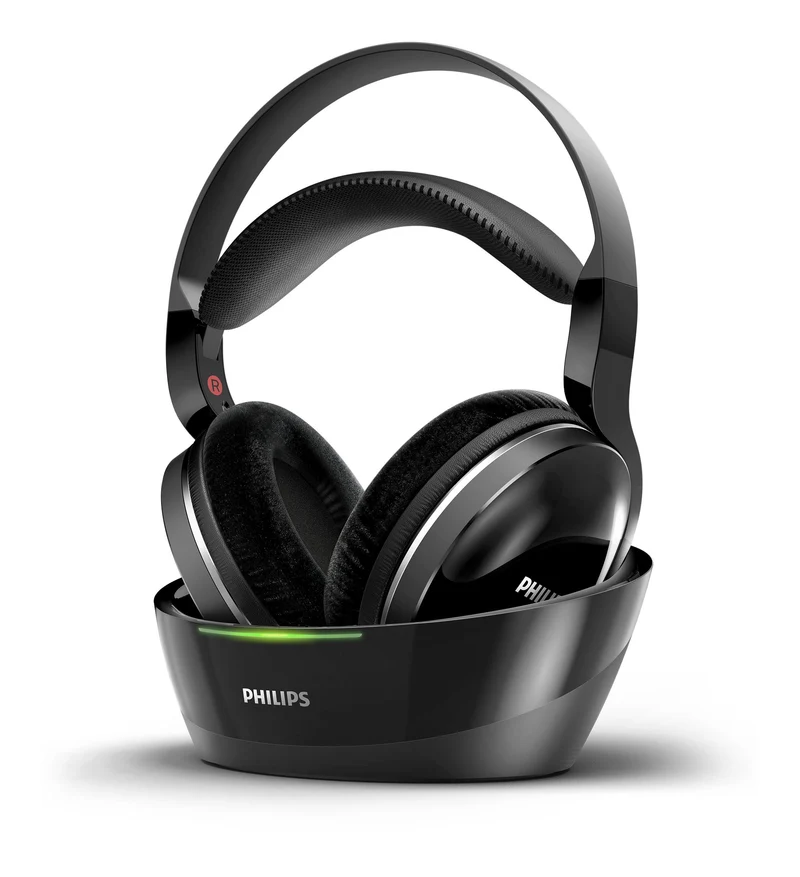 Philips Kabelloser TV Kopfhörer Over Ear SHD8850/12 Wireless HiFi Kopfhörer (Exzellenter Sound, Hi-R