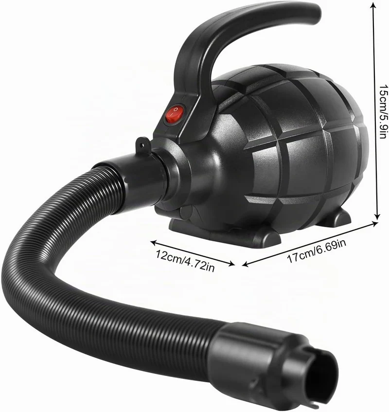 600W Elektrische Luftpumpe Pumpe Elektropumpe für Aufblasbare Air Track Matte Luftmatratze Flösse Bo