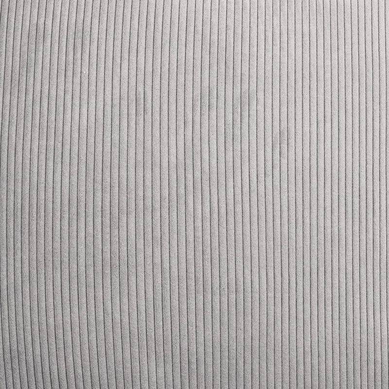 MAGMA Leseknochen INGA, Cord Look, Farbe grau, 42cm x 22cm, ergonomische Form für Nacken- oder Lende