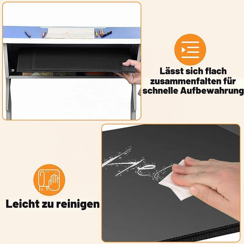 DAZZTIME Trennwand für Schreibtisch,8 Stück Faltbare Schreibtisch-Trennwand,Sichtschutz Schreibtisch