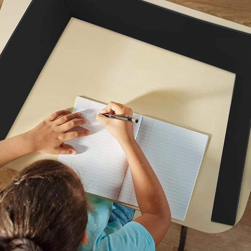DAZZTIME Trennwand für Schreibtisch,8 Stück Faltbare Schreibtisch-Trennwand,Sichtschutz Schreibtisch