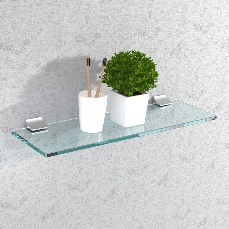 bijon Glasregal Glasablage Wandregal Glas Bad-Regal Glas Badezimmer Regal Badablage Ablageregal - 8m