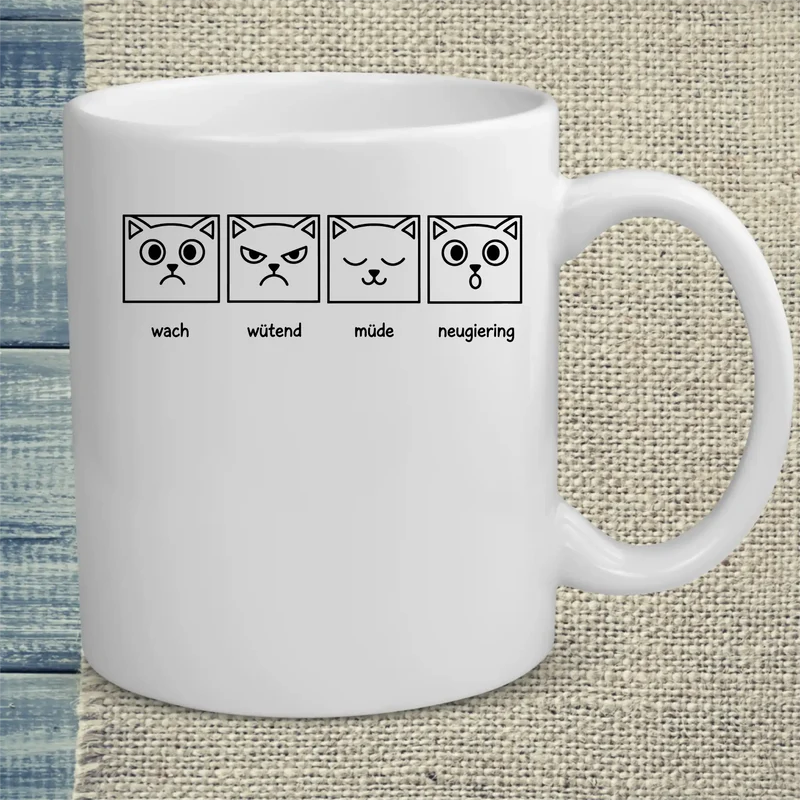 Katzengesichter - Tasse